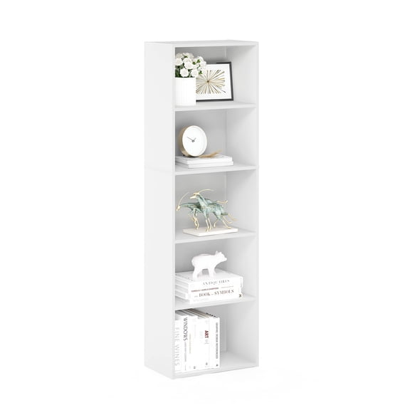 Librería Furinno Luder de 5 niveles, blanca Furinno Ver descripción