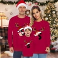 thumbnail image 3 of DuoJiaJ Sweat à Capuche Velouté à Manches Longues et Col Rond Imprimé Lettre de Noël 2 (Enfants), 3 of 5