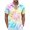A Light Blue, variant on Men's Hawaiian Beach Short Sleeve Shirt, Button Down Shirts for Men polo Tee Shirts for Men Summer Beach Shirts Pink XL