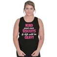 thumbnail image 4 of Biscuits And Gravy Funny Saying Silly Tank Top Tee Shirt Women Brisco Brands S, 4 of 6