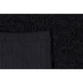 thumbnail image 3 of Home Weavers Modesto Collection 100% Cotton Tufted Round Round Bath Rugs, Extra Soft and Absorbent Round Bath Rugs, Non-Slip Round Bath Mats, Machine Washable 30" Round, Black, 3 of 5