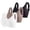 3 Pack-White/Coffee/Black, variant on Brglopf 3 Pack Womens Push Up Wireless Bra Adjustable Seamless Ribbed Full Support Sports Bras Soft Comfy Plus Size Everyday Bralettes 3 Pack-White/Wine/Black 4XL