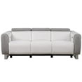 thumbnail image 5 of Global Furniture USA U8520 Blanche White/Gray Fabric F06 Power Reclining Set, 5 of 7