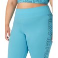 thumbnail image 2 of Fila Women's Logo 7/8 Leggings Blue Size 2X, 2 of 3