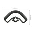 thumbnail image 2 of Miangastore Lawn Mower Handle Replacement Grip Plastic Sponge 1Set 8.5x4.5in, 2 of 8