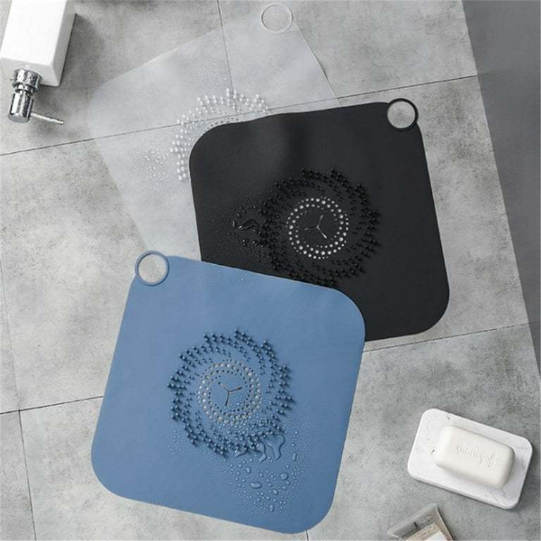 1 Pc Floor Drain Protection Cover, Hair Sink Anti-Blocking Strainer Bathtub  Shower Floor Drain Stopper Silicone Kitchen Deodorant Plug Bathroom  Accessories Drain Grey