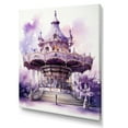 thumbnail image 2 of Designart "violet Ferris Wheel Eternal Carousel II" Cityscapes Wall Decor, 2 of 5