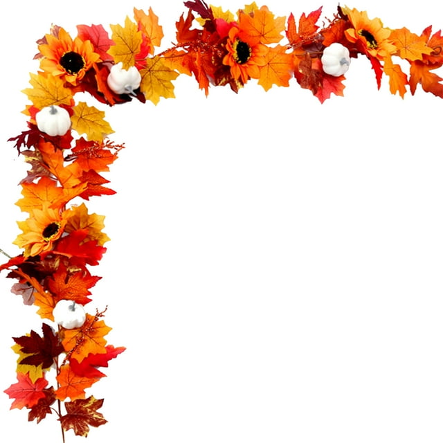 Halloween Home Decorations Simulation Maple Leaf Rattan Wholesale Europe and The United States Home Decoration Simulation Maple Leaf Scenic Arrangement Simulation Maple Leaf