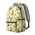 thumbnail image 2 of Sunflower and Bud Yellow Pattern Backpack for School, Cute School Bag with Adjustable Shoulder Straps and Padded Back, 15.3"x11"x7.1", 2 of 5