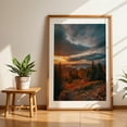 thumbnail image 6 of Height of Land Sunset - Roxbury Maine Photography Oak Framed Wall Art Print 24 x 30 inches, 6 of 12