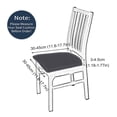 thumbnail image 6 of NUZYZ Chair Cover for Chairs Fans Bedside Tables Buckets Elastic Fabric Regularly Fit DIY Multi-Use Protector Washable Reusable Chair Seat Pad Sleeve for Dining Rooms Kitchen Banquets,Dark Coffee, 6 of 8
