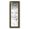 thumbnail image 1 of ArtToFrames 8x25" Black Panel With Gold Lip Picture Frame, Multi Wood Poster Frame, with Regular Acrylic and 2 (FBPL-5092), 1 of 6