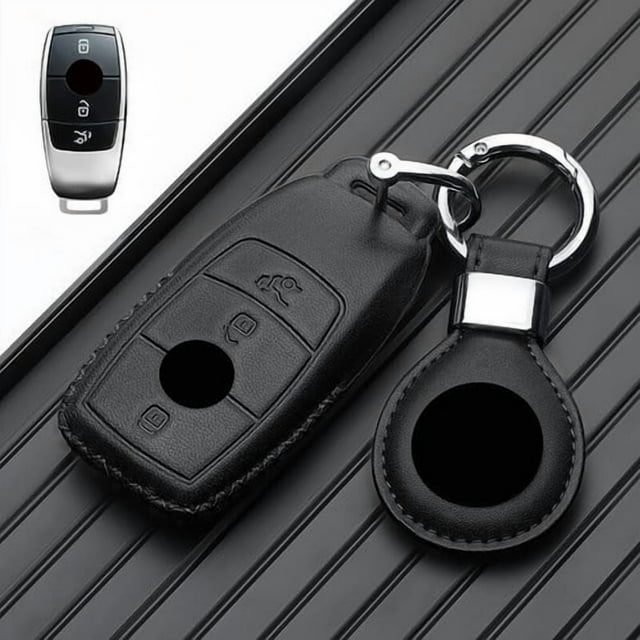 Car Key Fob Cover Case Protector Genuine Leather Car Key Case Cover For Mercedes Benz A B C E S G GLA GLE GLB GLC