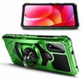 thumbnail image 2 of Nagebee Phone Case Compatible for Motorola Moto G Play (2023) with Tempered Glass Screen Protector, Full-Body Protective [Military-Grade] Magnetic Car Mount Ring Holder Heavy-Duty Cover (Green), 2 of 7