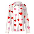 thumbnail image 4 of ZJXFGS Valentine Heart Dress Women Shirts For Women Trendy Holiday Tops For Women 2025 Dress Shirts For Women Women Fall Clothes Business Casual Outfits For Women Winter Tops For Women Women'S Tops L, 4 of 5