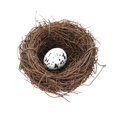 thumbnail image 3 of yuksok Simulation Easter Birds Nest Decorating with Foam Egg Decorative Handmade Rattan 6cm 1 Egg, 3 of 9
