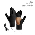 thumbnail image 3 of Non-Slip Warmers Gloves,USB Heated Gloves,Warm Winter Heated Gloves,Waterproof Windproof Thermal Winter Gloves for Motorcycle Riding, Skiing, Hiking and Outdoor Work(Grey), 3 of 6