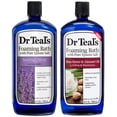 thumbnail image 1 of Baño espumoso Dr. Teal's Soothe & Sleep Lavender, 2 x 1 litro con sal de Epsom, 1 of 5