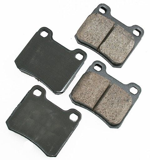 PCD335 REAR Premium Ceramic Brake Pads Fits 1988-1989 Mercedes-Benz 300CE