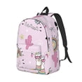 thumbnail image 2 of Daiia No Drama Llama Vintage Canvas Backpack for Men and Women ,Hiking Backpack,Travel Laptop Bag for School,Large Capacity Backpack, 2 of 8