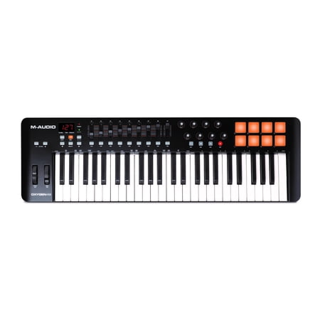 M-Audio Oxygen 49 MK IV 49-Key MIDI Controller (Best Midi Keyboard Weighted Keys)