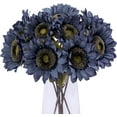 thumbnail image 2 of Large Silk Sunflowers Artificial Flowers 25" Long Stem Tall Artificial Sunflower 6PCS Fake Sun Flowers Bulk Rustic Faux Sunflowers with Stem for Home Wedding Party Décor, 2 of 7