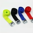 thumbnail image 3 of Xingzhi Leashing Strap Ratchet Tie Cargo Rope Polyester Multicolored Wear-resistance Book Rustproof Buckle Luggage Cable Yellow 50mm*5Meter, 3 of 6
