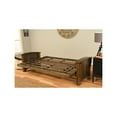 thumbnail image 2 of Kodiak Furniture Washington Frame-Rustic Walnut FinishTaxi Woodsmoke Mattress, 2 of 7