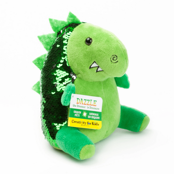 Dinosaurio Mini Peluche de Lentejuela Creativity for kids CFK-6216000