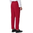 thumbnail image 3 of INSPIRE CHIC Men's Dress Solid Color Pants Straight Front Chino Slacks, 3 of 7