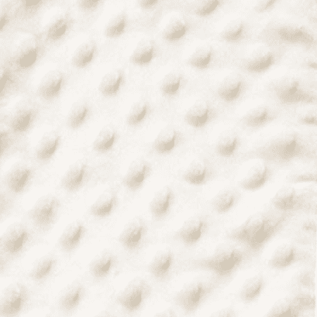 Cream Plushy Dots