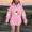 Pink, variant on SERTG Children Halloween Printed Hooded Tops Long Sleeved Sweatshirt with Pockets Fleece Top Hooded Sweatshirt for Girls 3-14 Years(Black,11-12 Years)