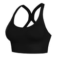 thumbnail image 1 of Toystoory Sujetador de Yoga para mujer, deportes, sujetador con relleno con aumento, camisetas sin mangas, chaleco, entrenamiento, Fitness, Uniforme atlético Negro S, 1 of 6