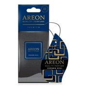 AREON Premium Hanging Car Air Freshener -  Verano Azul Scent (Pack of 12)