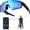 Blue Black, variant on Desiso AI Smart Glasses with 4K Camera, POV Sports Video Recording & Photo Capture, IP54 Waterproof Outdoor Sport Sunglasses for Cycling, Running, Hiking and Outdoor Activities(Blue&Black)