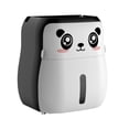 thumbnail image 2 of Dispensador de rollos de papel higiénico multifuncional, resistente al polvo, al agua y con estante. Panda, 2 of 9