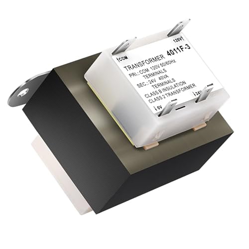 4011F-3 120V to 24V Transformer 40VA Compatible with Furnace/HVAC Equipment, 24 Volt Transformer for HVAC Furnace 40VA