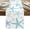 Green, variant on Coastal Starfish Table Runner Blue Nautical Minimalist Beach Cartoon Tablerunners 13 x 36 Inch, Table Decorations Tabletop Scarf for Summer Gathering Holiday Farmhouse Kitchen Dining Decor