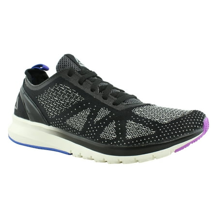 Classic Running Trainer - Reebok Womens Print Smooth Clip ULTK Black Running, Cross Training Shoes Size 7.5 New