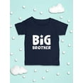 thumbnail image 3 of Tstars Boys' Big Brother T-Shirt - Elder Sibling Gift - Pregnancy Announcement - M, Navy, 3 of 6
