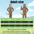 thumbnail image 5 of Alaiyaky Onesie Adult Costume Adult Cheetah Onesie Pajamas Leopard Cosplay Animal Pajamas Halloween Cosplay Sleepwear for Women/Men, 5 of 7