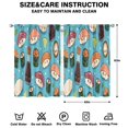 thumbnail image 2 of Sushi (1)_33 Curtains-blackout Curtains Bedroom Decor Living Room Darkening Grommet Window Drapes 2 Panels Set 42"x 63", 2 of 2