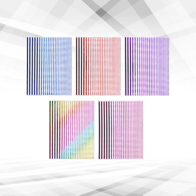 WEUVEB 5Ud Adhesivos Para Con Diseños En Colores Surtidos Para De Femenino