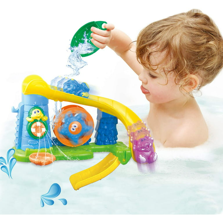 Cabilock Kids Bath Toys Baby Bath Tub Water Digital Water Temperature –  BABACLICK