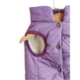 thumbnail image 6 of Warm Dog Winter Coat, Waterproof Windproof Pet Jacket with Soft Fleece Lining, Adjustable Vest for Small to Medium Dogs ,Purple XXL, 6 of 8