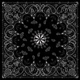 thumbnail image 2 of Bandanas Vendus en 12s B001 Cachemire Noir, 2 of 2