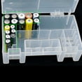 thumbnail image 3 of Miyuadkai Storage Containers Battery Case Cover Aa/Aaa Clear Box Holder Hard Storage Housekeeping & Organizers White, 3 of 7