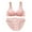 Pink, variant on TSADFHJI Women Sexy Soft Lace Lingerie Set See Through Underwear Floral Lace Underwire Sheer Bra and Panty Set Plus Size Bras for Women with Underwire Women's Bras Extra Small Booty Shorts Blue G