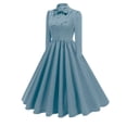 thumbnail image 4 of FcBaudy Robes de Soirée, Robes d'Été pour Femmes, Robes Européennes et Col Rond en Dentelle Sans Manches Robe de Cocktail Halloween Robe de Soirée Robe de Femme, 4 of 7