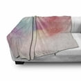 thumbnail image 3 of Colorful Soft Flannel Fleece Blanket, Abstract Dreamy Fantasy Themed Watercolor Digital Painting Artwork Romantic Design, Cozy Plush for Indoor and Outdoor Use, 50" x 60", Multicolor, by Ambesonne, 3 of 6